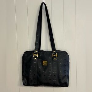 MCM black shoulder/tote bag